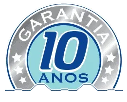 Selo de garantia MaxPlus de 10 anos.